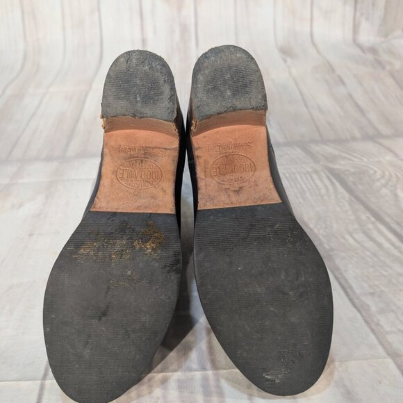 Wolverine 1000 Mile W00844 Women 7.5 Black Leather Block Heel Ankle Bootie Boot - Picture 10 of 10